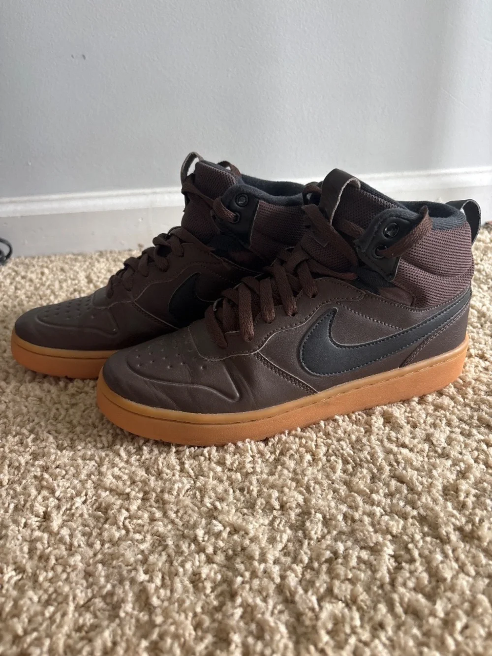 Nike very gently